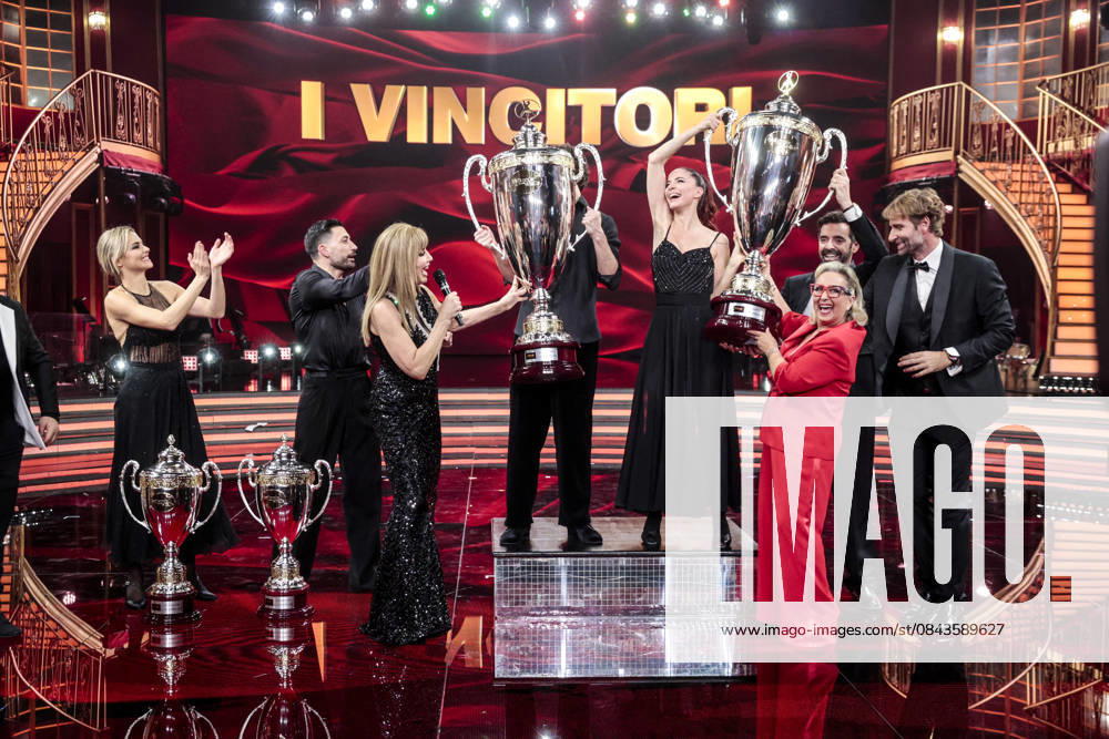 Dancing with the Stars television show, the finale. Pictured is Andrea Delogu and Nikita Perotti, the winners. Rome, Italy 20 December 2025 Rome Italy - ZUMAa289 20251221_zia_a289_045