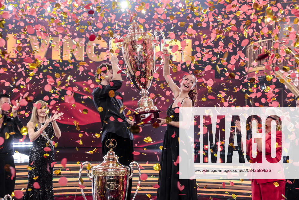 Dancing with the Stars television show, the finale. Pictured is Andrea Delogu and Nikita Perotti, the winners. Rome, Italy 20 December 2025 Rome Italy - ZUMAa289 20251221_zia_a289_049