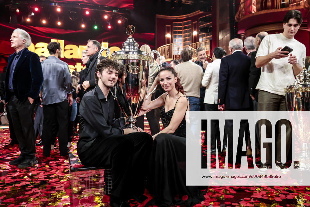 Dancing with the Stars television show, the finale. Pictured is Andrea Delogu and Nikita Perotti, the winners. Rome, Italy 20 December 2025 Rome Italy - ZUMAa289 20251221_zia_a289_017
