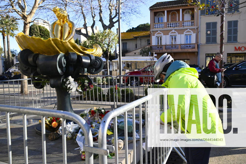 Tribute to Brigitte Bardot, December 29, 2025, in Saint-Tropez, France.