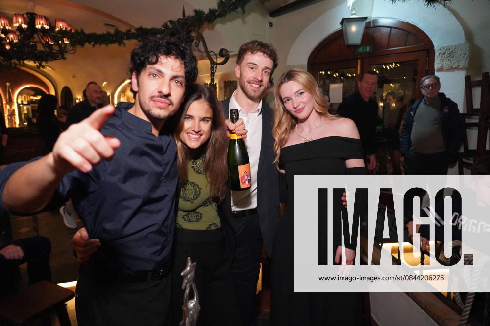 Alanah Bloor And Martina Ferragamo At Capri Hollywood Awards - Capri Alanah Bloor and Martina Ferragamo pose with their boyfriends Fred Topping and Simone Coppo during the Capri Hollywood Awards at the Anema e Core tavern in Capri, Italy, on December 30, 2025. Photo by Eugenio Blasio IPA ABACAPRESS.COM Capri Italy