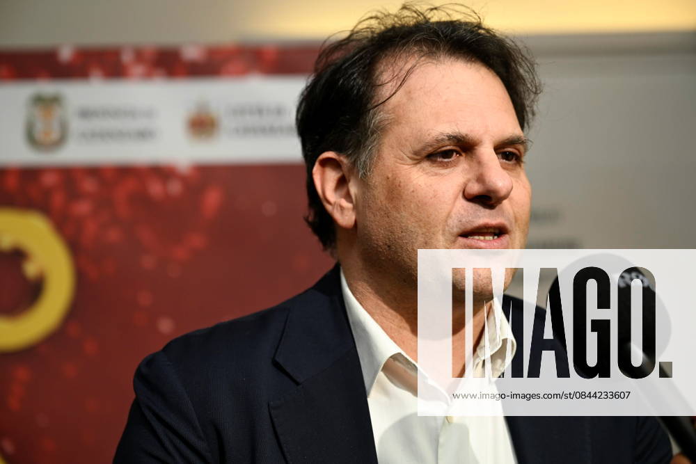 Press conference for the presentation of RAI s New Year s Eve program, L anno che verro , at the S. Giovanni Complex, Catanzaro. Pictured: Williams Di Liberatore, Prime Time Entertainment Director. Catanzaro, Italy 30 December 2025 Catanzaro Italy - ZUMAa289 20251230_zia_a289_072