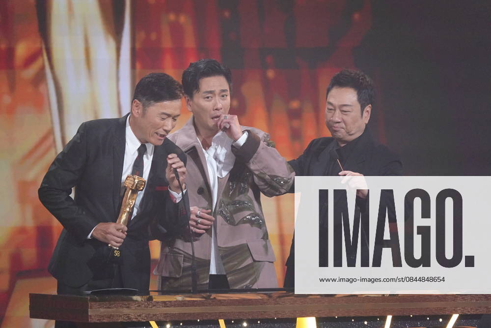 Actor Bosco Wong Chung-chak wins the Best Actor award at the TVB Anniversary Awards 2025 on January 4, 2026 in Macao, China.