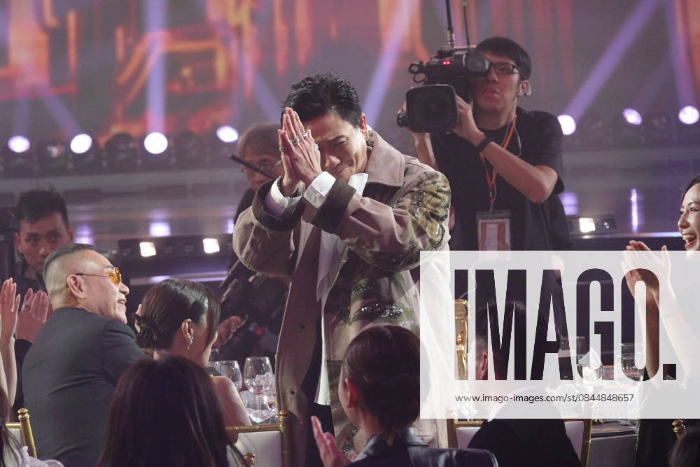 Actor Bosco Wong Chung-chak wins the Best Actor award at the TVB Anniversary Awards 2025 on January 4, 2026 in Macao, China.