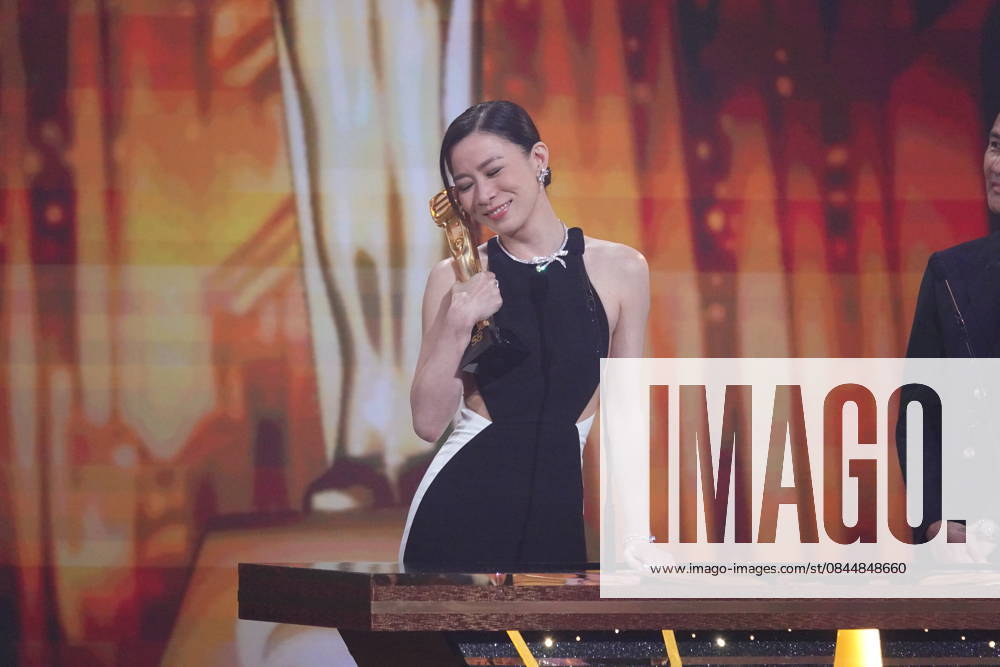 Actress Charmaine Sheh Sze-man wins the Best Actress award for the fourth time at the TVB Anniversary Awards 2025 on January 4, 2026 in Macao, China.