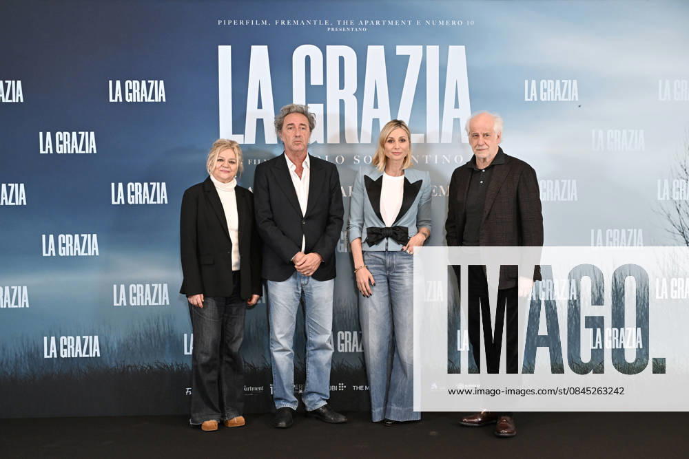 Presentation of the film La Grazia. Pictured: director Paolo Sorrentino and the cast, including Milvia Marigliano, Anna Ferzetti, and Toni Servillo. . Rome, Italy 09 January 2026 Rome Italy - ZUMAa289 20260109_zia_a289_107