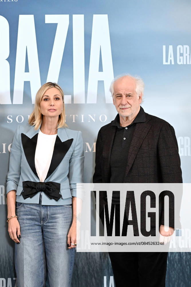 Rome, Rome, Italy.: Presentation of the film La Grazia. Pictured: Anna Ferzetti, Toni Servillo . Rome, Italy 09 January 2026 Rome Italy. - ZUMAa289 20260109_zia_a289_118