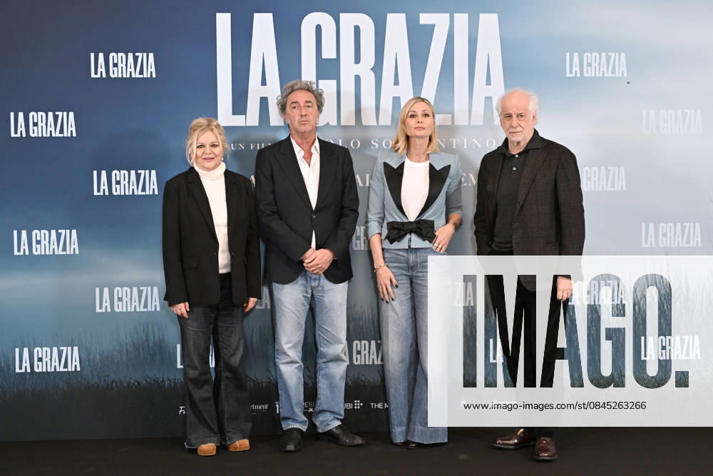 Presentation of the film La Grazia. Pictured: director Paolo Sorrentino and the cast, including Milvia Marigliano, Anna Ferzetti, and Toni Servillo. . Rome, Italy 09 January 2026 Rome Italy - ZUMAa289 20260109_zia_a289_123