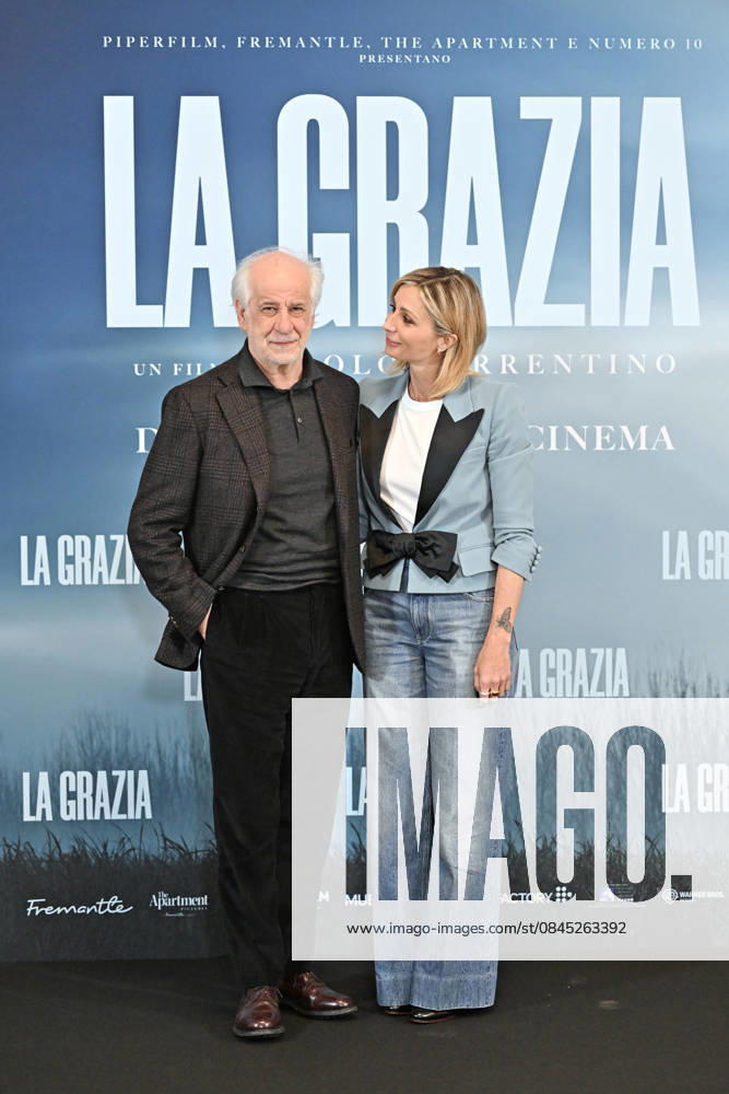 Presentation of the film La Grazia. Pictured: Toni Servillo, Anna Ferzetti . Rome, Italy 09 January 2026 Rome Italy - ZUMAa289 20260109_zia_a289_132