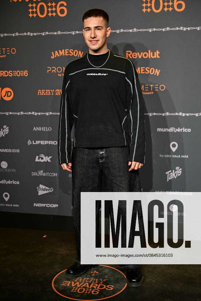 Content creators and guests pose on the black carpet during the third edition of the Army Awards, held on Saturday, January 10, at the Madrid Arena in Madrid. Known as the Ã¢â‚¬oeinternet anti-awards,Ã¢â‚¬Â the ceremony honors the most viral moments, trends, and personalities from social media over the past year in a script-free gala hosted by Ceciarmy and Santiago Segura. In the image Guille Toledano Madrid SPAIN - ZUMAz108 20260110_znp_z108_180