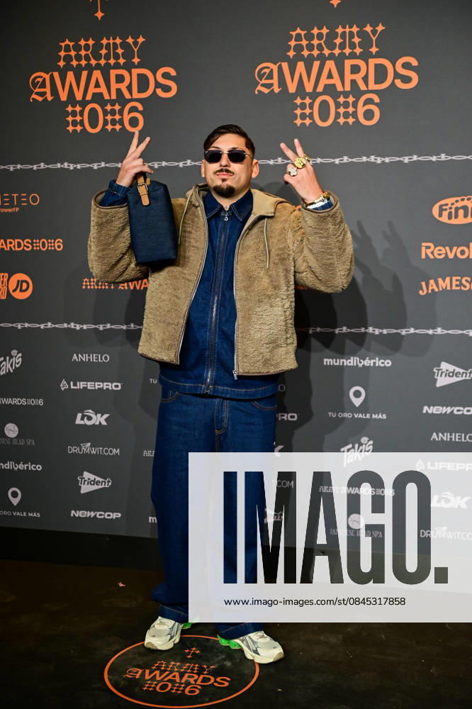 Content creators and guests pose on the black carpet during the third edition of the Army Awards, held on Saturday, January 10, at the Madrid Arena in Madrid. Known as the Ã¢â‚¬oeinternet anti-awards,Ã¢â‚¬Â the ceremony honors the most viral moments, trends, and personalities from social media over the past year in a script-free gala hosted by Ceciarmy and Santiago Segura. In the image LoÂ­der J Madrid SPAIN - ZUMAz108 20260110_znp_z108_202