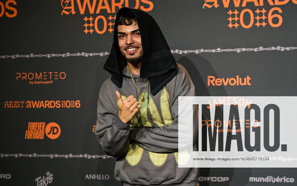 Content creators and guests pose on the black carpet during the third edition of the Army Awards, held on Saturday, January 10, at the Madrid Arena in Madrid. Known as the Ã¢â‚¬oeinternet anti-awards,Ã¢â‚¬Â the ceremony honors the most viral moments, trends, and personalities from social media over the past year in a script-free gala hosted by Ceciarmy and Santiago Segura. In the image balalaclavx Madrid SPAIN - ZUMAz108 20260110_znp_z108_208