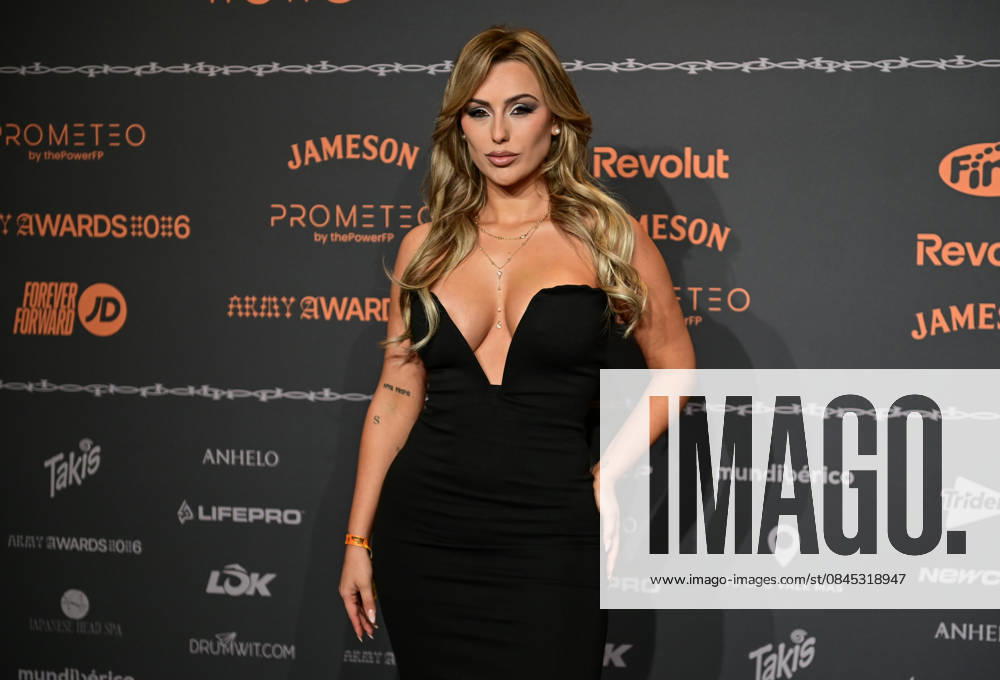 Content creators and guests pose on the black carpet during the third edition of the Army Awards, held on Saturday, January 10, at the Madrid Arena in Madrid. Known as the Ã¢â‚¬oeinternet anti-awards,Ã¢â‚¬Â the ceremony honors the most viral moments, trends, and personalities from social media over the past year in a script-free gala hosted by Ceciarmy and Santiago Segura. In the image Maria Brunn Madrid SPAIN - ZUMAz108 20260110_znp_z108_218