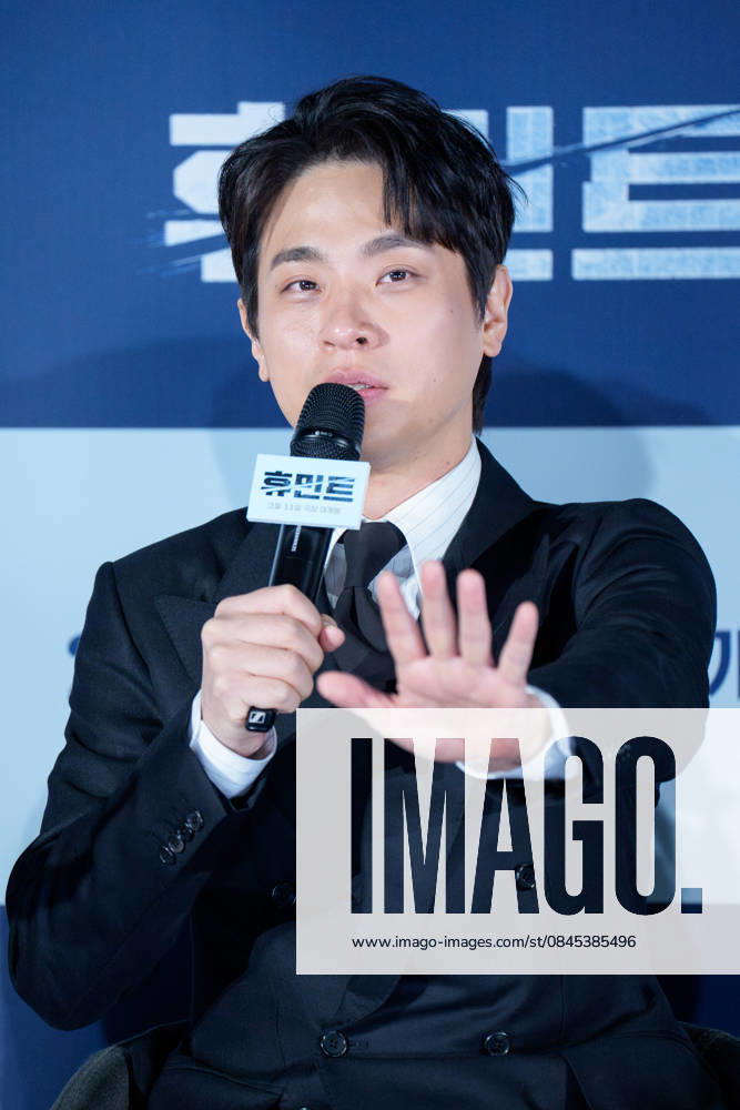 HUMINT film press conference SEOUL, SOUTH KOREA, JAN 12: South Korean actor Park Jeong-min during HUMINT film press conference at the Lotte Cinema in Seoul, South Korea, on January 12, 2026. Seoul the Lotte Cinema South Korea 8251_286270