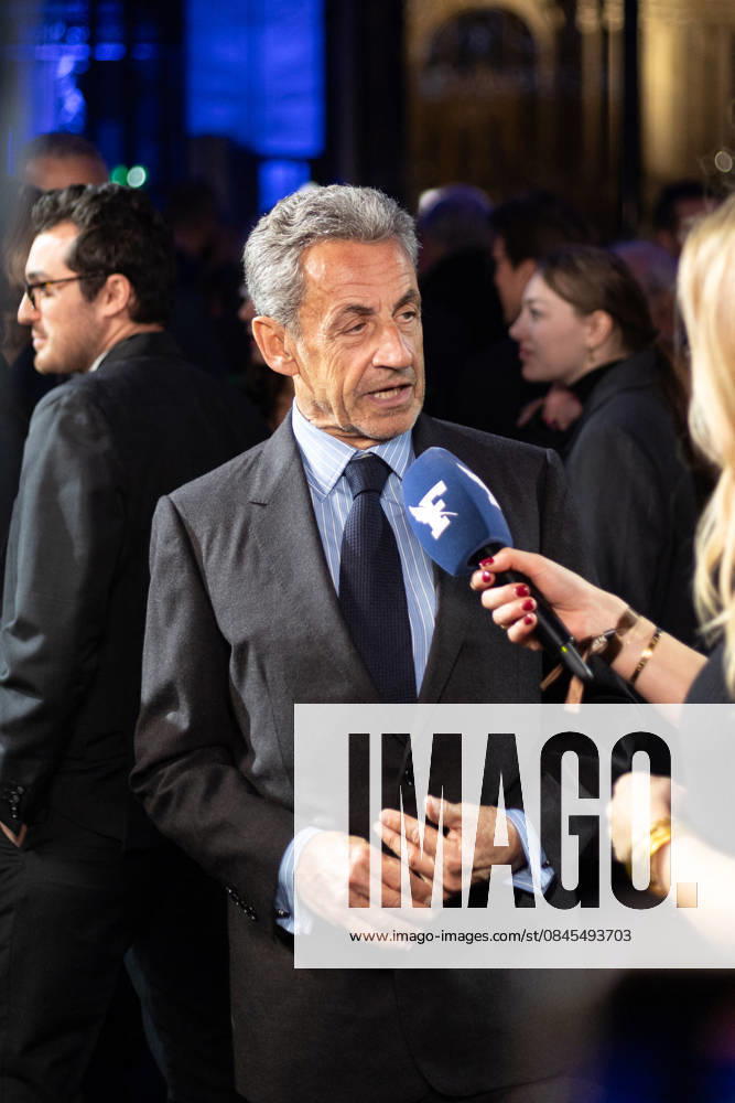 Figaro s 200Th Anniversary Evening Nicolas Sarkozy attends Figaro s 200Th Anniversary Evening at Grand Palais on January 13, 2025 in Paris, France. Photo by Nasser Berzane ABACAPRESS.COM Paris France