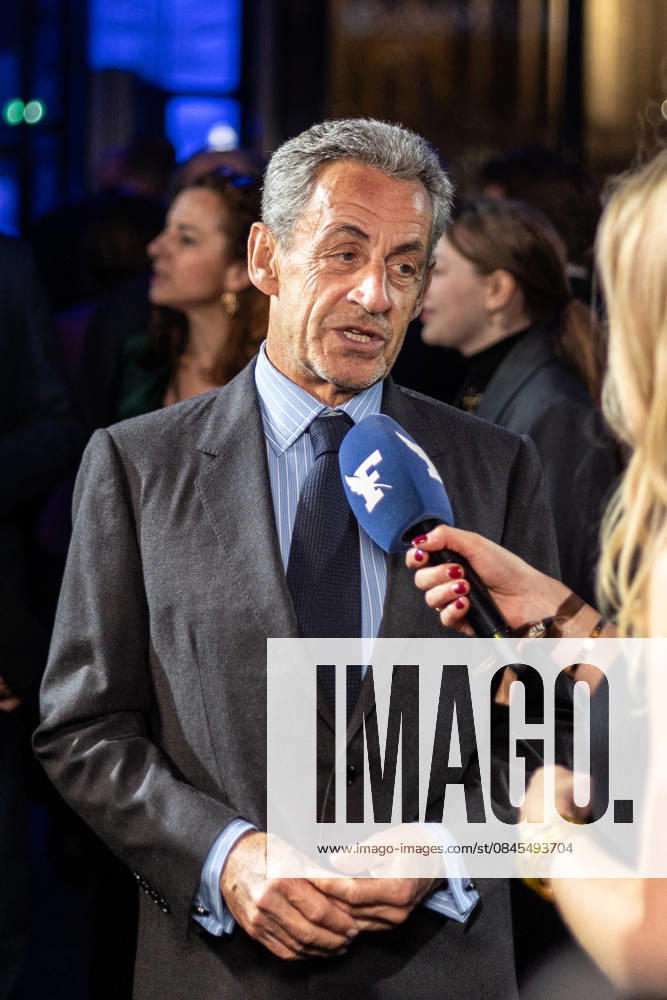 Figaro s 200Th Anniversary Evening Nicolas Sarkozy attends Figaro s 200Th Anniversary Evening at Grand Palais on January 13, 2025 in Paris, France. Photo by Nasser Berzane ABACAPRESS.COM Paris France