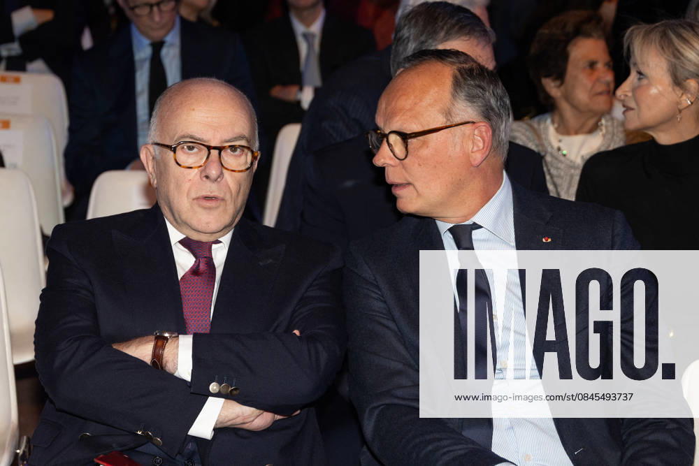 Figaro s 200Th Anniversary Evening Bernard Cazeneuve, Edouard Philippe attends Figaro s 200Th Anniversary Evening at Grand Palais on January 13, 2025 in Paris, France. Photo by Nasser Berzane ABACAPRESS.COM Paris France