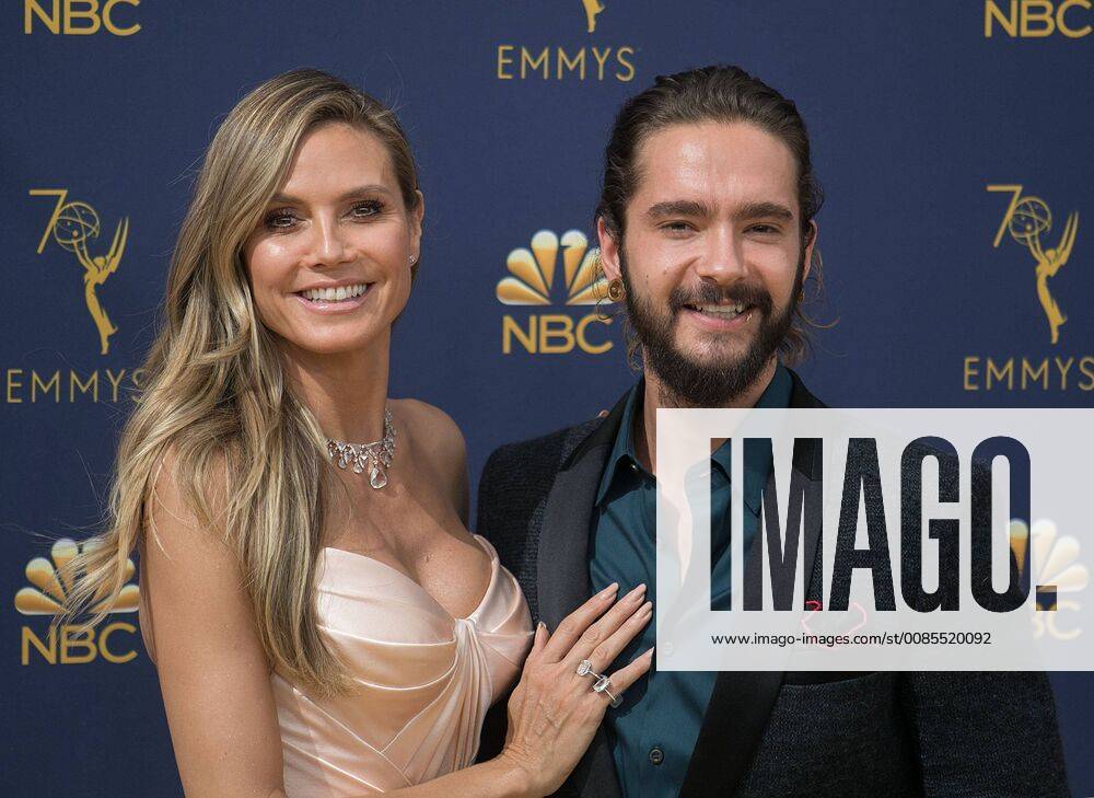 Los Angeles, California, U.S - HEIDI KLUM and TOM KAULITZ on the red carpet of the 70th Annual Primetime Emmy Awards held at the Microsoft Theater. Los Angeles U.S. - ZUMAp124 20180917_zaa_p124_030
