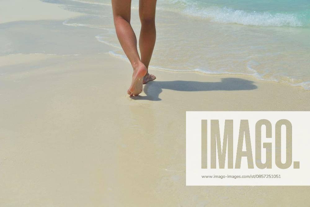 Tropical beach nature landscape with white sand at summer model released Symbolfoto