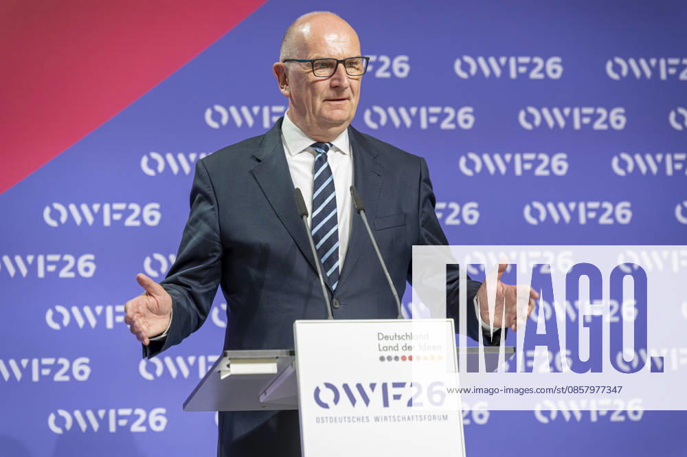 Dietmar Woidke Elisabeth Kaiser OWF26 EUR, Germany, Berlin, 31 05 2026 Dietmar Woidke SPD , Minister President of the State of Brandenburg Elisabeth Kaiser SPD , Minister of State and Federal Gove
