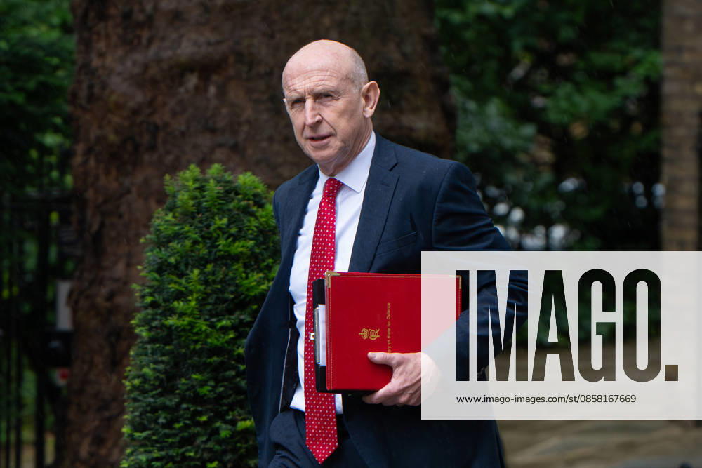 JOHN HEALEY, UK Defence Secretary, arrives at Downing Street for a weekly Cabinet Meeting. London United Kingdom - ZUMAk172 20260602_zip_k172_041