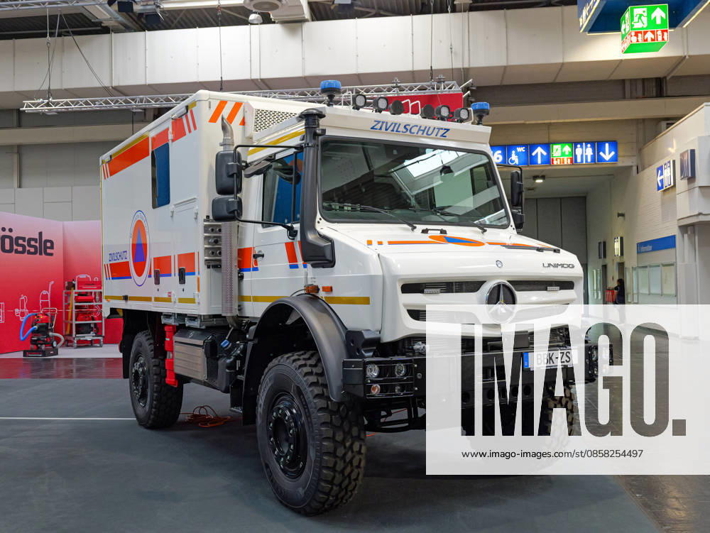 Interschutz 2026 in Hanover Special off-road vehicle type Unimog from civil defense