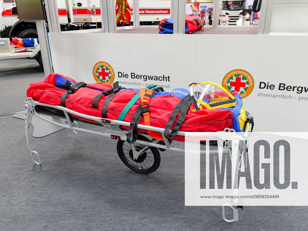 Interschutz 2026 in Hanover A stretcher from the German Red Cross mountain rescue service