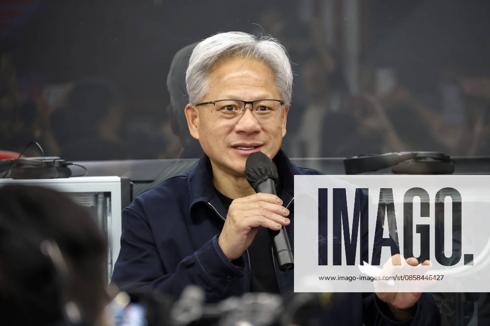 Nvidia CEO jensen huang visits T1 base camp, meets Faker in Seoul Jensen Huang, chief executive officer of Nvidia, speaks at T1 Base Camp, a PC gaming center operated by esports organization T1, in Seoul, South Korea, on June 05, 2026. Seoul South Korea
