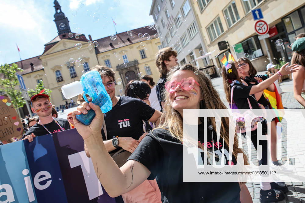 The Brno Pride Parade passed through the city centre as part of the Brno Pride Week 2026 event, in Brno, Czech Republic, on June 6, 2026. (CTKxPhoto MonikaxHlavacova) CTKPhotoP2026060604409 CTKPhotoP2026060604409
