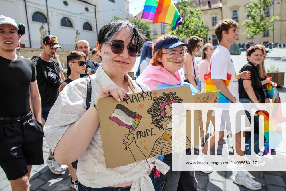 The Brno Pride Parade passed through the city centre as part of the Brno Pride Week 2026 event, in Brno, Czech Republic, on June 6, 2026. (CTKxPhoto MonikaxHlavacova) CTKPhotoP2026060604417 CTKPhotoP2026060604417