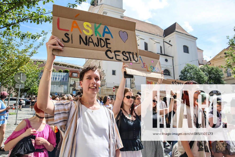 The Brno Pride Parade passed through the city centre as part of the Brno Pride Week 2026 event, in Brno, Czech Republic, on June 6, 2026. (CTKxPhoto MonikaxHlavacova) CTKPhotoP2026060604419 CTKPhotoP2026060604419