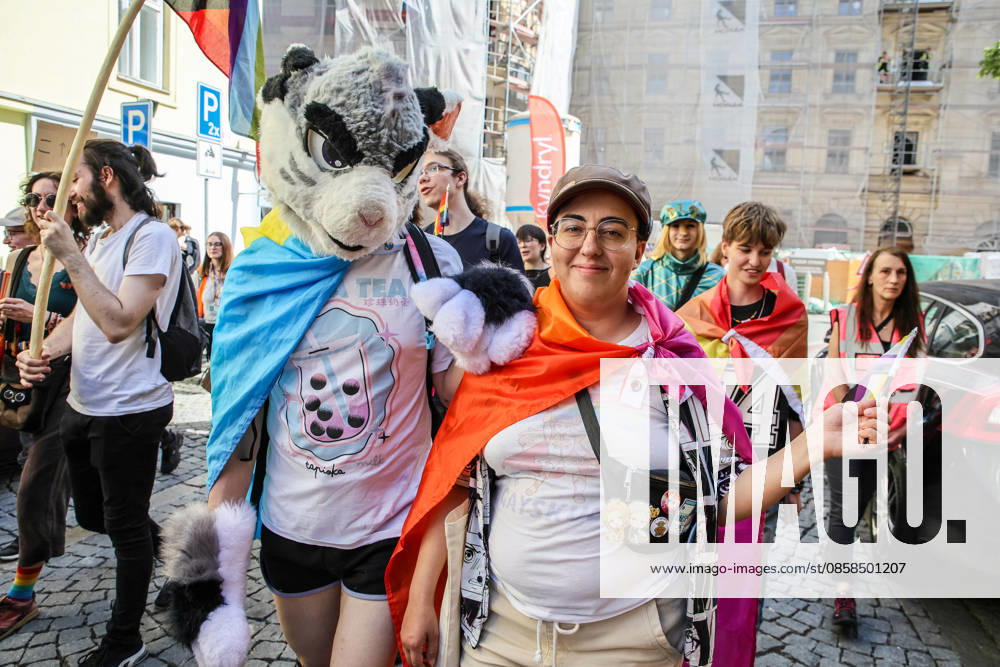 The Brno Pride Parade passed through the city centre as part of the Brno Pride Week 2026 event, in Brno, Czech Republic, on June 6, 2026. (CTKxPhoto MonikaxHlavacova) CTKPhotoP2026060604424 CTKPhotoP2026060604424