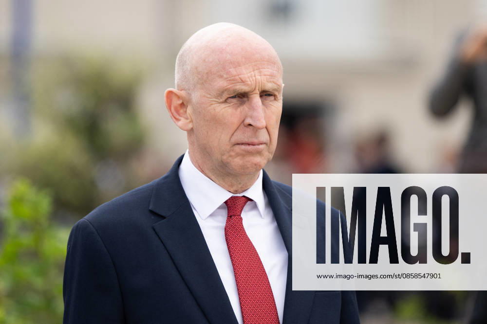 Sebastien Lecornu At D-Day Commemoration - Normandy John Healey, UK Secretary of State for Defence, attends the international ceremony marking the 82nd anniversary of the Normandy Landings in Langrune-sur-Mer, France on June 6, 2026. Photo by Gregoire Campione Pool ABACAPRESS.COM France