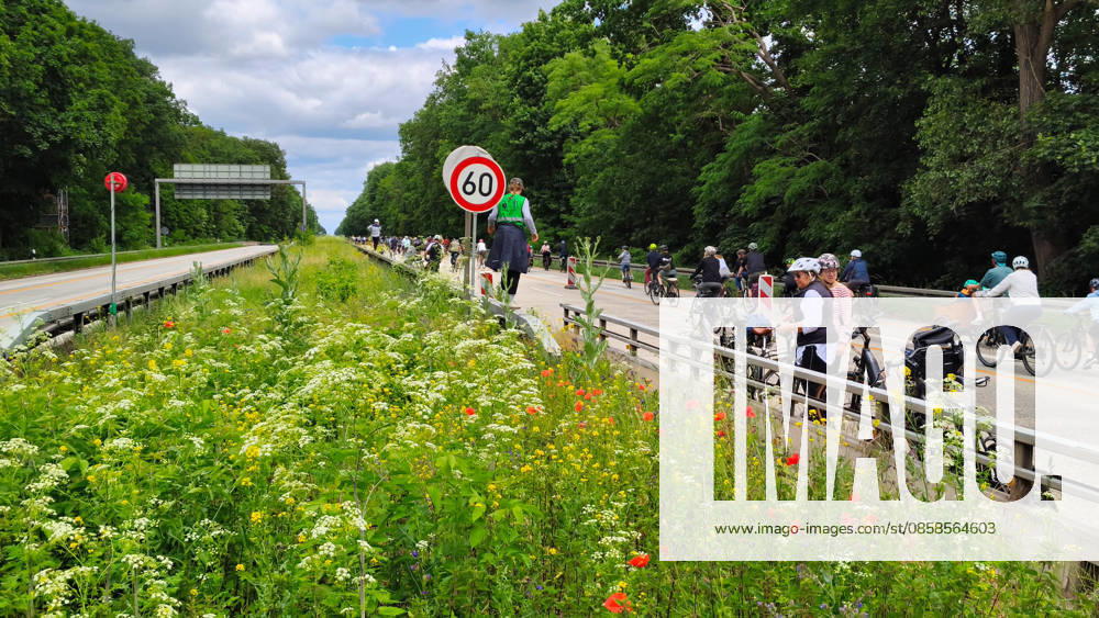 The ADFC is organizing the 50th bicycle rally this Sunday Tens of thousands of people are having fun on Avus