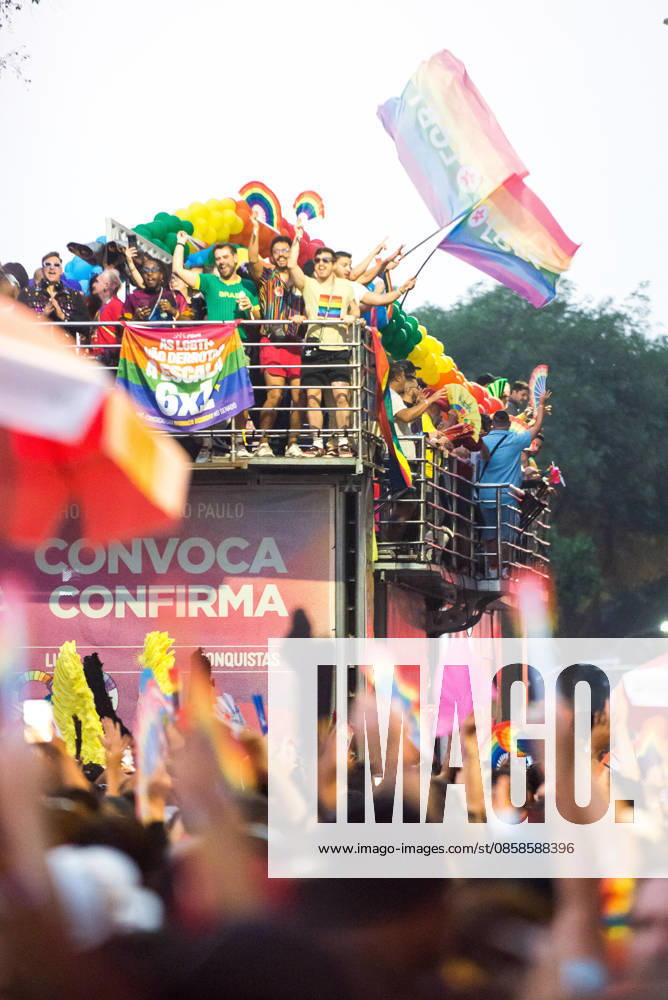 SaO PAULO, SP - 07.06.2026: 30 PARADA DO ORGULHO LGBT - The 30th LGBT+ Pride Parade took place this Sunday (7), in Sao Paulo, with the theme The street calls. The ballot box confirms. x2958048x VincentxBosson