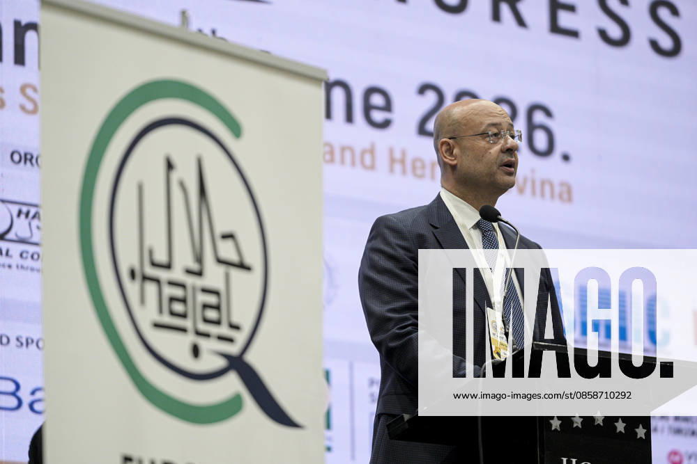4th European Halal Congress in Sarajevo SARAJEVO, BOSNIA AND HERZEGOVINA - JUNE 9: Zafer Soylu, Chairman of the Board of Directors of the Halal Accreditation Agency (HAK), attends the 4th European Halal Congress 2026, a major event for the halal industry in Europe, in Sarajevo, Bosnia and Herzegovina, on June 9, 2026. Samir Jordamovic Anadolu Sarajevo Bosnia and Herzegovina. Editorial use only. Please get in touch for any other usage.