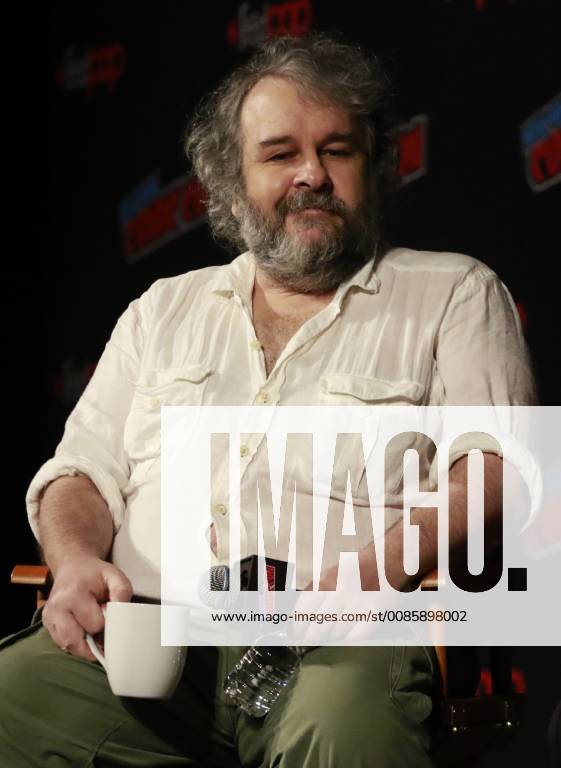 NEW YORK, NY - OCTOBER 5: Peter Jackson at the Mortal Engines Panel during the 2018 New York Comic Con at The Jacob K. Javits Convention Center in New York City on October 5, 2018.