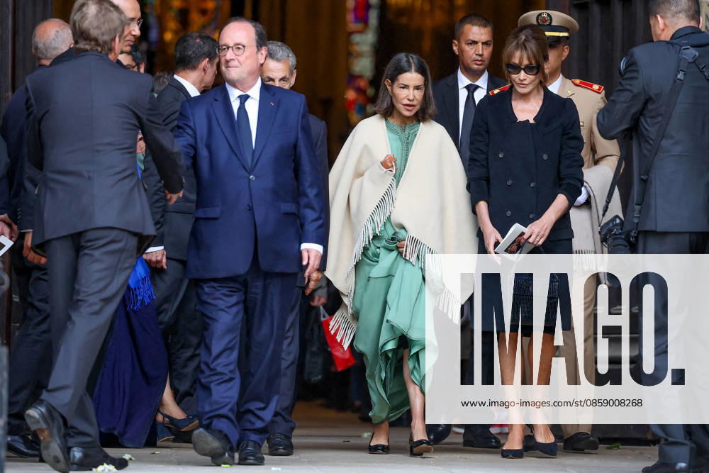 François Hollande, Princess Lalla Meryem, Carla Bruni at the funeral of B Chirac in the Sainte Clotilde Basilica in Paris 7th arrondissement on June 12, 2026 The former first lady of France died on June 5, 2026 at the age of 93 Jacovides Liewig Bestimage The funeral of B Chirac in the Sainte Clotilde Basilica in Paris 7th arrondissement on June 12, 2026 The former first lady of France died on June 5, 2026 at the age of 93 Paris France