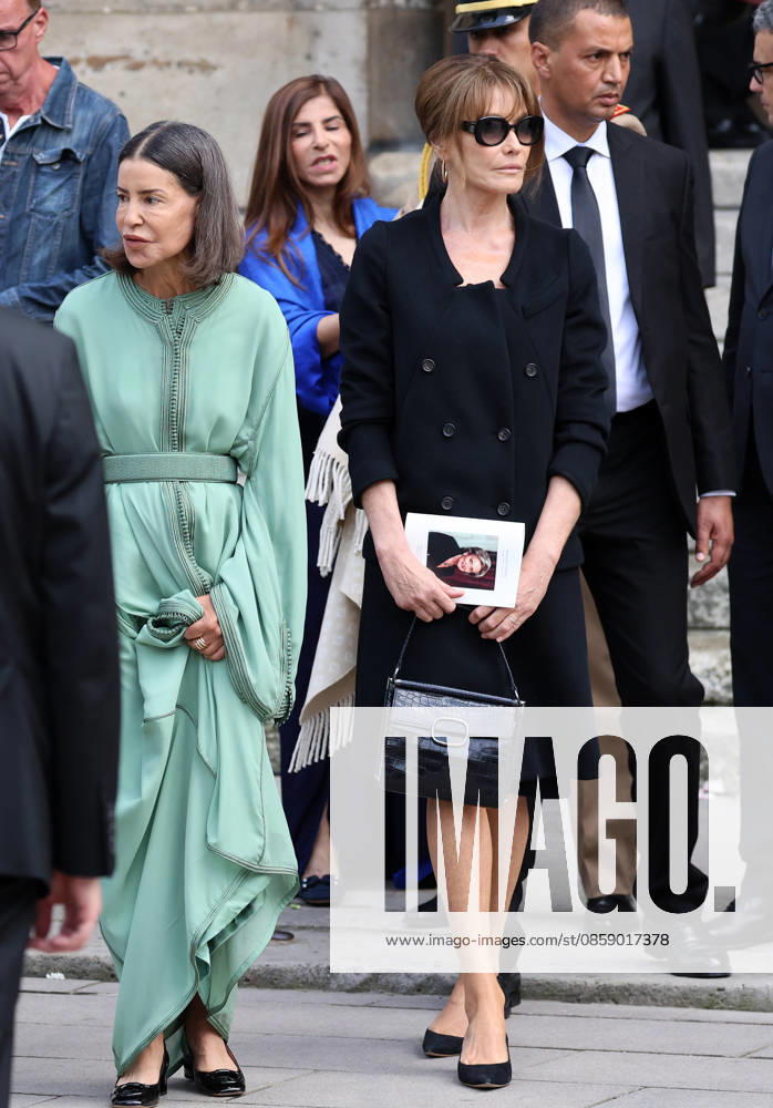 Departs des obseques de Bernadette Chirac en la Basilique Sainte-Clotilde Ã Paris, France le 12 juin 2026 Nicolas et Carla Bruni Sarkozy- Departs des obseques de Bernadette Chirac en la Basilique Sainte-Clotilde Ã Paris, France le 12 juin 2026