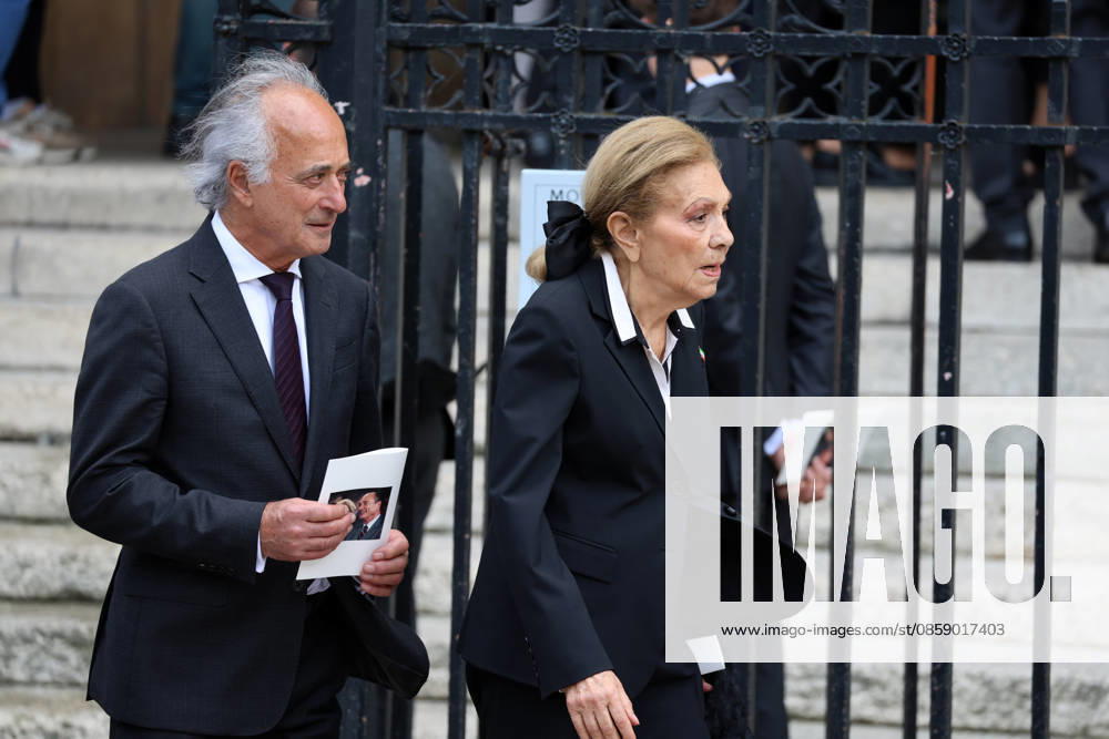 Departs des obseques de Bernadette Chirac en la Basilique Sainte-Clotilde Ã Paris, France le 12 juin 2026 Farah Pahlavi- Departs des obseques de Bernadette Chirac en la Basilique Sainte-Clotilde Ã Paris, France le 12 juin 2026