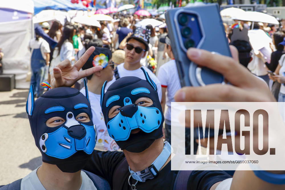 Annual LGBTQ Pride Parade held in central Seoul Revelers enjoy various events during the 27th Seoul Queer Parade in downtown Seoul, South Korea, on June 13, 2026. Seoul South Korea