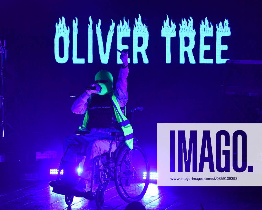 **FILE PHOTO** Oliver Tree Dies In Helicopter Crash. FORT LAUDERDALE FL - OCTOBER 16: Oliver Tree performs at Revolution Live on October 16, 2019 in Fort Lauderdale, Florida.