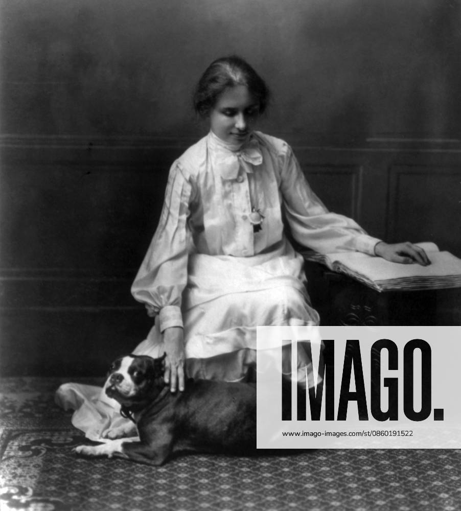 Helen Keller (1880 ? 1968), American author, political activist, and lecturer. Helen Keller (1880 ? 1968), American author, political activist, and lecturer. She was the first deaf-blind person to earn a bachelor of arts degree. she campaigned for women s suffrage, labour rights, socialism, antimilitarism, and other similar causes. Editorial use only. All other uses to be cleared with the copyright owner (World History Archive), in advance., WHA_119_0235.jpg, Helen Keller; American author; political activist; lecturer; deaf-blind; bachelor of arts degree; women s suffrage; labour rights; socialism; antimilitarism; disability rights; education advocate; inspirational figure; American history; civil rights; human rights