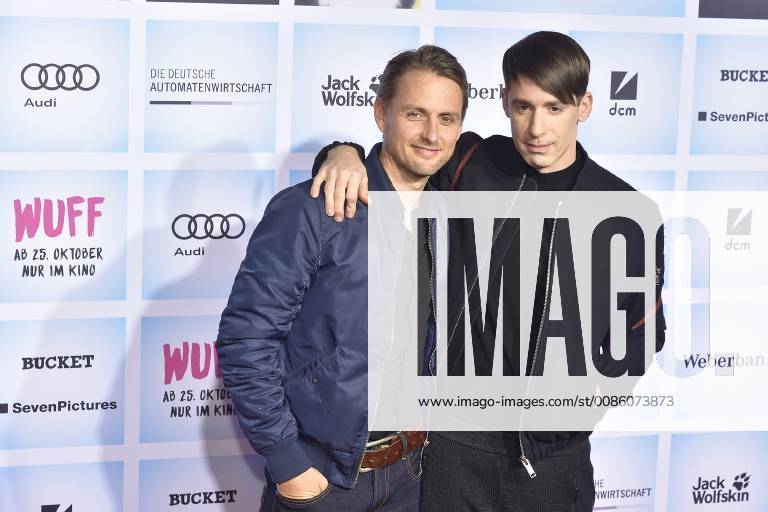 Red Carpet Photocall WUFF Axel Schreiber Kilian Kerner fashion designer Arrives at the Red Carpet Photocall WUFF at Kino ZooPalast in Berlin on 17 10 2018