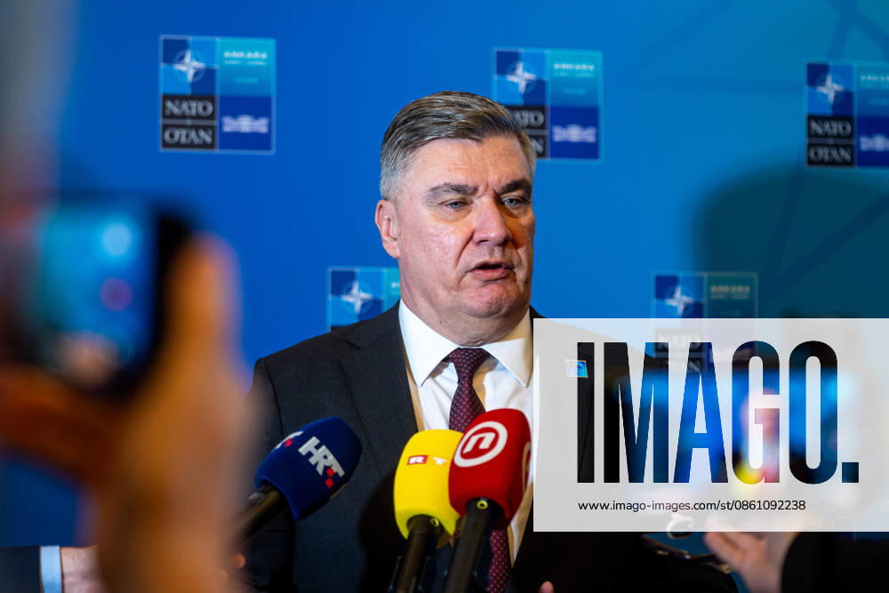 NATO Ankara Summit ANKARA, TURKIYE - JULY 08: Croatian President Zoran Milanovic answers questions from journalists at the Presidential Complex during the 36th NATO Summit in Ankara, Turkiye, on July 8, 2026. Omer Taha Cetin Anadolu Ankara Turkey. Editorial use only. Please get in touch for any other usage.