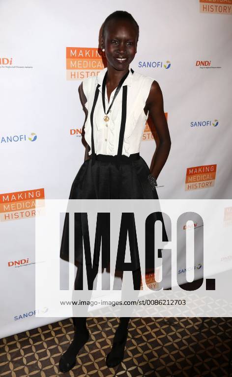 New York City, New York, U.S. - Model ALEK WEK attends the Drugs for Neglected Diseases initiatives (DNDi) celebrates inaugural Making Medical History Gala held the Bowery Hotel. New York City U.S. - ZUMAk03_ 20181024_zaf_k03_097