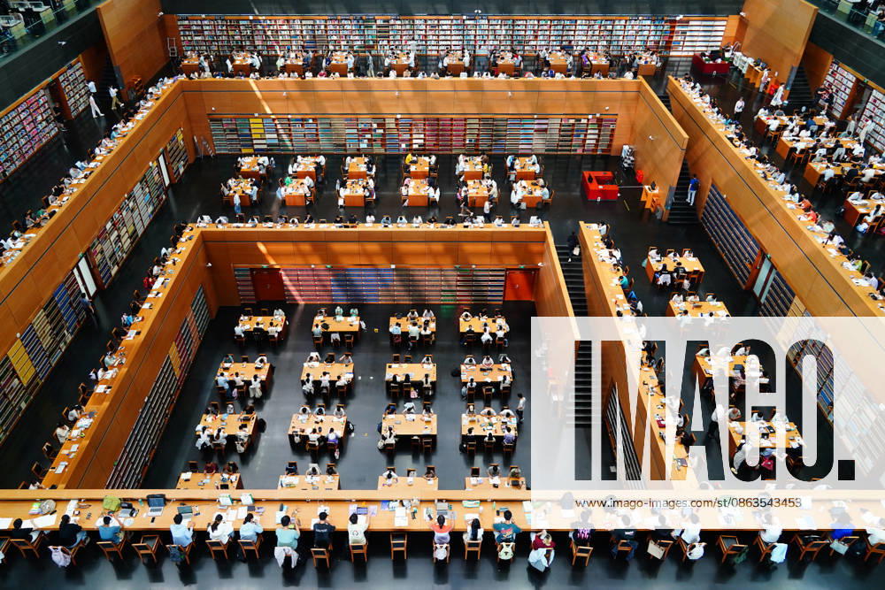 The National Library of China is packed with readers of all ages who had come to either study or read on August 7, 2026 in Beijing, China. Public libraries across Beijing have seen a surge in visitors since the start of the summer vacation.