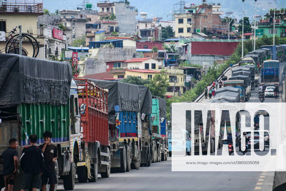 Trucks and other vehicles remain stranded along the KalankiÃ¢â‚¬ThankotÃ¢â‚¬Nagdhunga route in Kathmandu, Nepal, on August 27, 2026, as major highways remain closed following devastating flash floods and landslides. The stranded vehicles have occupied multiple lanes along the road, causing traffic congestion and further disrupting movement in the area. The floods swept through Rasuwa and other parts of central Nepal before surging downstream along the Trishuli and Narayani river systems, damaging roads, bridges, settlements and other infrastructure. The NagdhungaÃ¢â‚¬Muglin route, a key road connection between Kathmandu and other parts of the country, has been closed, disrupting the movem - ZUMAs330 20260827_zsp_s330_016