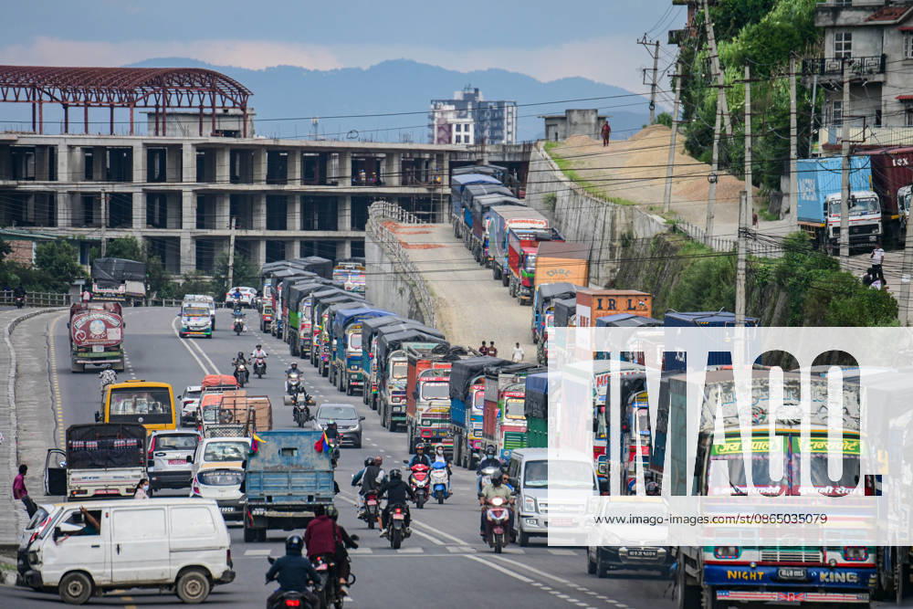 Trucks and other vehicles remain stranded along the KalankiÃ¢â‚¬ThankotÃ¢â‚¬Nagdhunga route in Kathmandu, Nepal, on August 27, 2026, as major highways remain closed following devastating flash floods and landslides. The stranded vehicles have occupied multiple lanes along the road, causing traffic congestion and further disrupting movement in the area. The floods swept through Rasuwa and other parts of central Nepal before surging downstream along the Trishuli and Narayani river systems, damaging roads, bridges, settlements and other infrastructure. The NagdhungaÃ¢â‚¬Muglin route, a key road connection between Kathmandu and other parts of the country, has been closed, disrupting the movem - ZUMAs330 20260827_zsp_s330_018