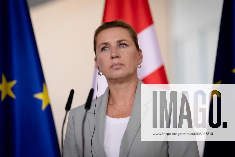 Chancellery, Meeting of Like-Minded States, Berlin, Chancellery, Press Conference, Prime Minister Mette Frederiksen, Denmark, Berlin, Berlin, GER